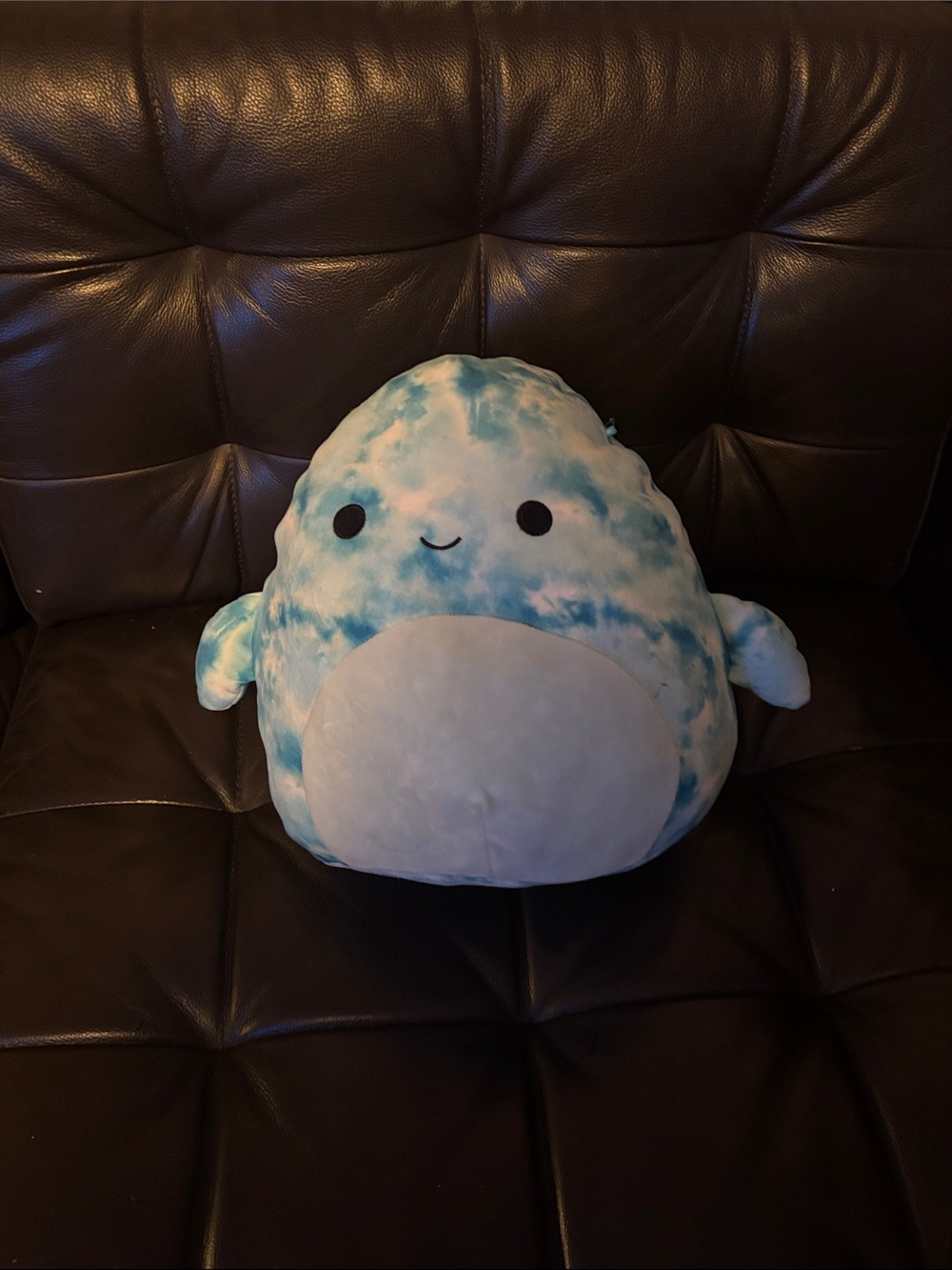 Squishmallows Blue Tie-Dye Plush Pillow Buddy